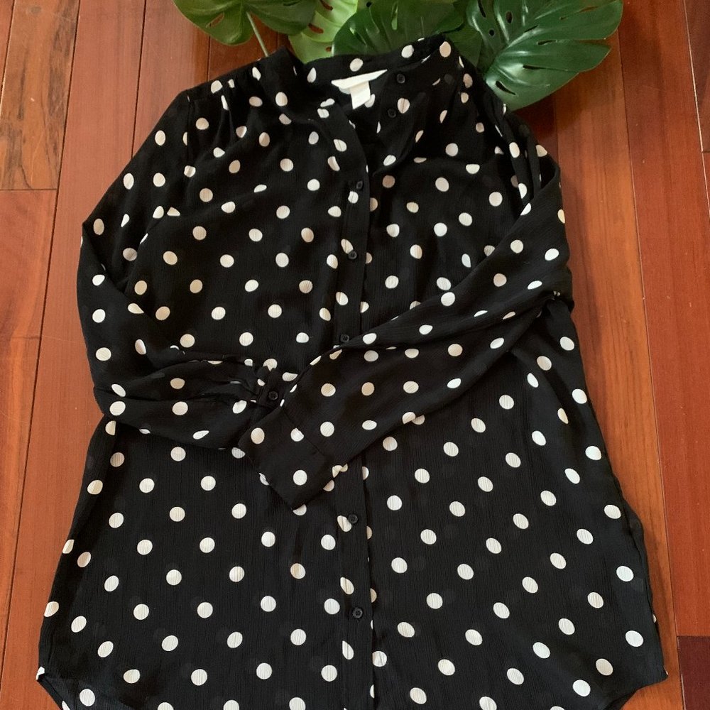 H&M Polka Dot Blouse